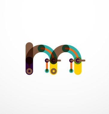 Özet satırı tasarım mektup logo