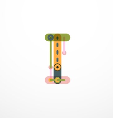 Özet satırı tasarım mektup logo