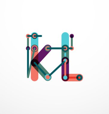 Özet satırı tasarım mektup logo