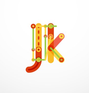 Özet satırı tasarım mektup logo