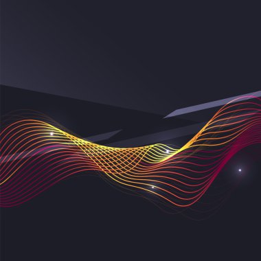 Koyu arka plan desen duman