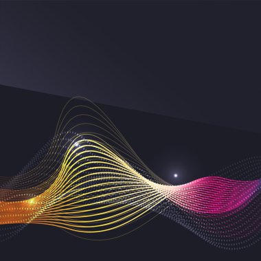 Koyu arka plan desen duman