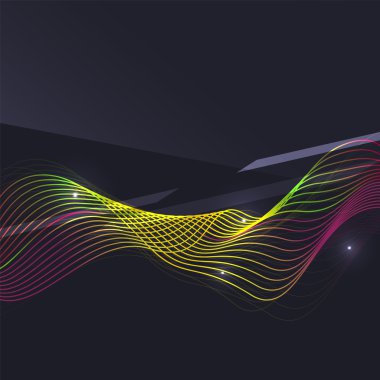 Koyu arka plan desen duman