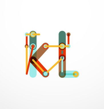 Özet satırı tasarım mektup logo