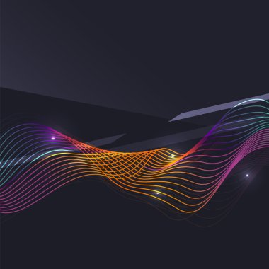 Koyu arka plan desen duman