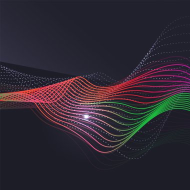 Koyu arka plan desen duman