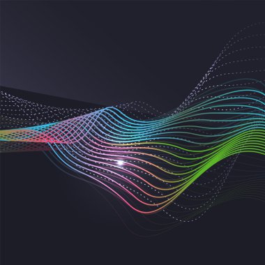 Koyu arka plan desen duman