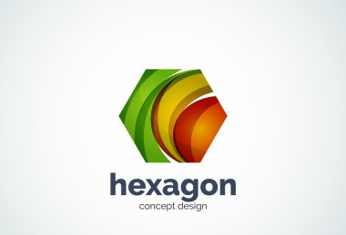 Altıgen logo şablonu, hücre kavramı