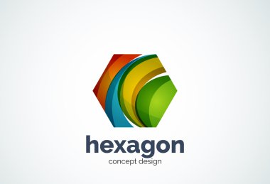 Altıgen logo şablonu, hücre kavramı