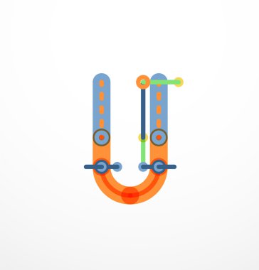 Geometrik tasarım harfler