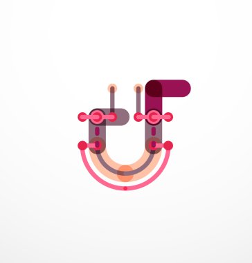 Geometrik tasarım harfler