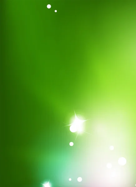 ベクトル緑の光沢のある背景 — ストックベクタ