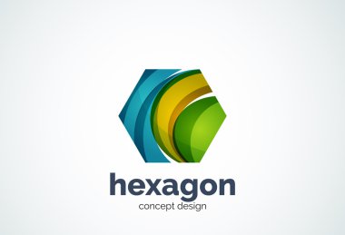 Altıgen logo şablonu, hücre kavramı