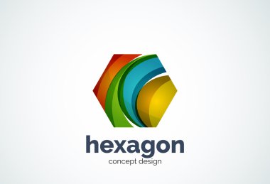 Altıgen logo şablonu, hücre kavramı