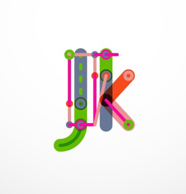 Özet satırı tasarım mektup logo