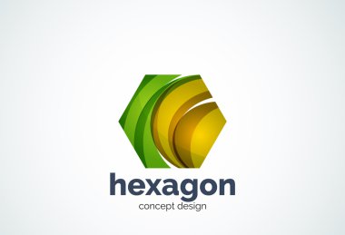 Altıgen logo şablonu, hücre kavramı