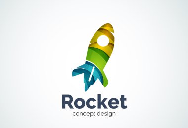 roket logo şablonu