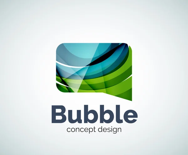 Bubble logo szablon — Wektor stockowy