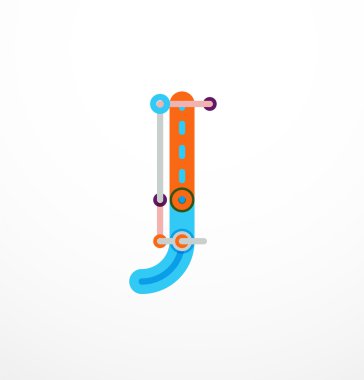 Özet satırı tasarım mektup logo