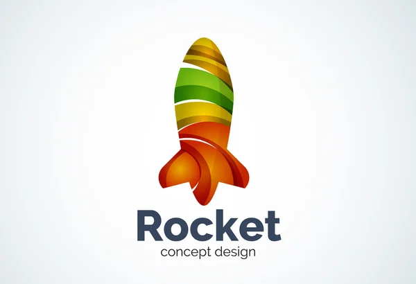 Wzór logo rakiety — Wektor stockowy