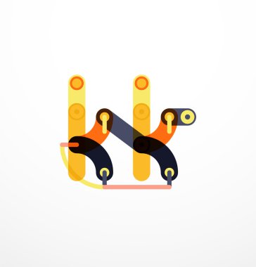 Özet satırı tasarım mektup logo