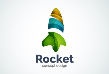roket logo şablonu