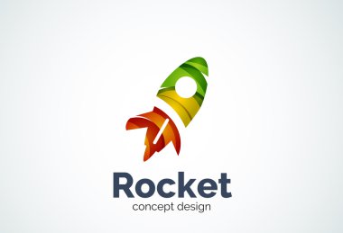 roket logo şablonu