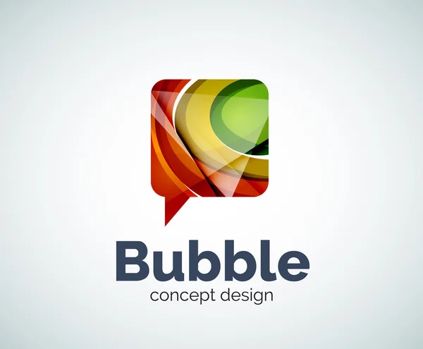 Bubble logo szablon — Wektor stockowy