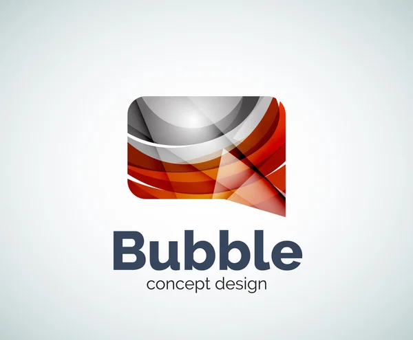 Bubble logo szablon — Wektor stockowy