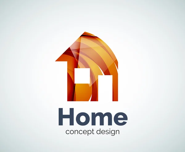 Home real estate logo template — Stock Vector