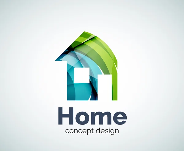 Home Immobilien Logo Vorlage — Stockvektor