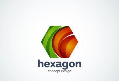 Altıgen logo şablonu, hücre kavramı