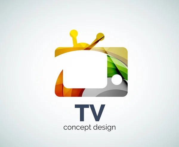 Vorlage für das TV-Logo — Stockvektor