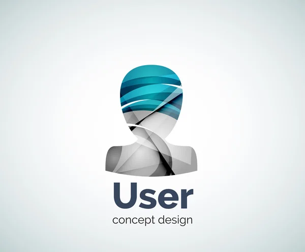 Benutzer Avatar Logo Vorlage — Stockvektor