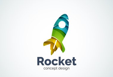 roket logo şablonu