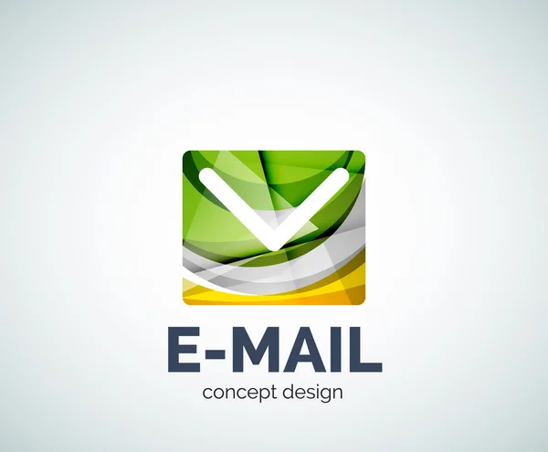 Icono marca de correo electrónico logo empresarial — Vector de stock