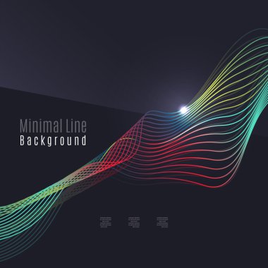 Koyu arka plan desen duman