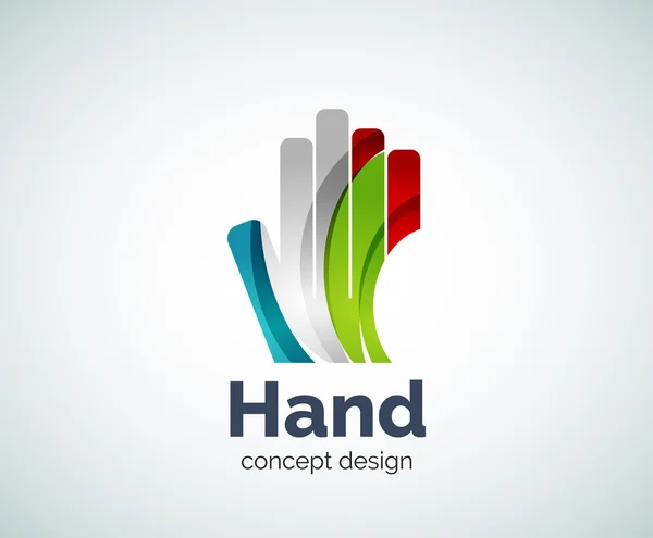 Szablon logo dłoni — Wektor stockowy