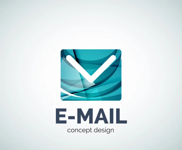 Icono marca de correo electrónico logo empresarial — Vector de stock