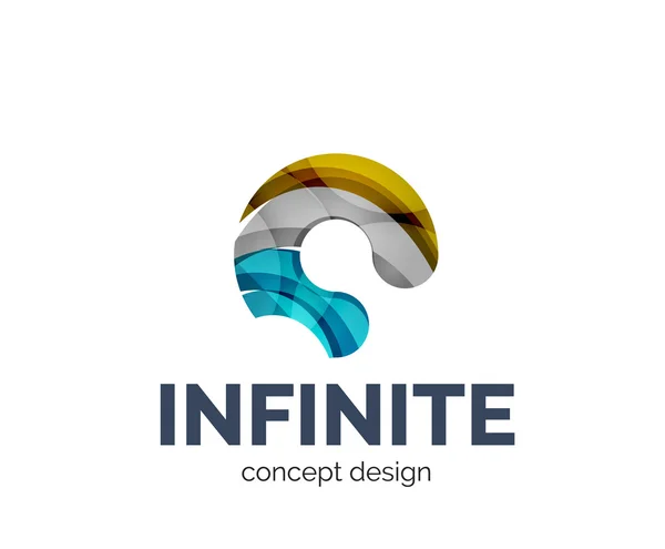 Infinite logo business branding icon — Stock Vector