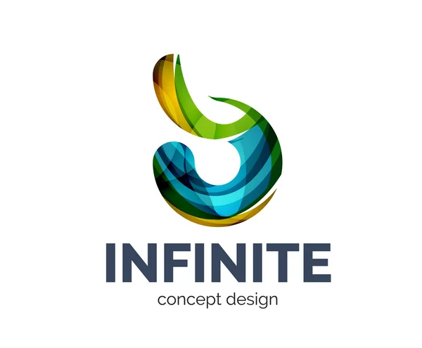 Infinite logo business branding icon — Stock Vector