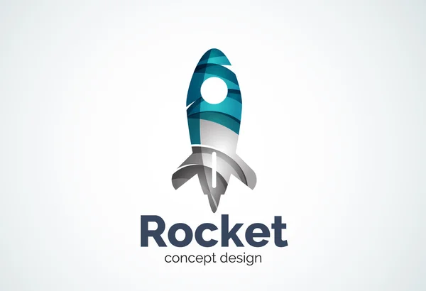 Wzór logo rakiety — Wektor stockowy