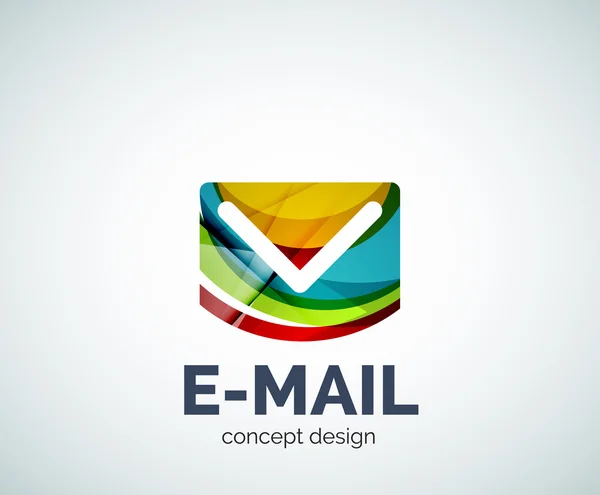 Icono marca de correo electrónico logo empresarial — Vector de stock