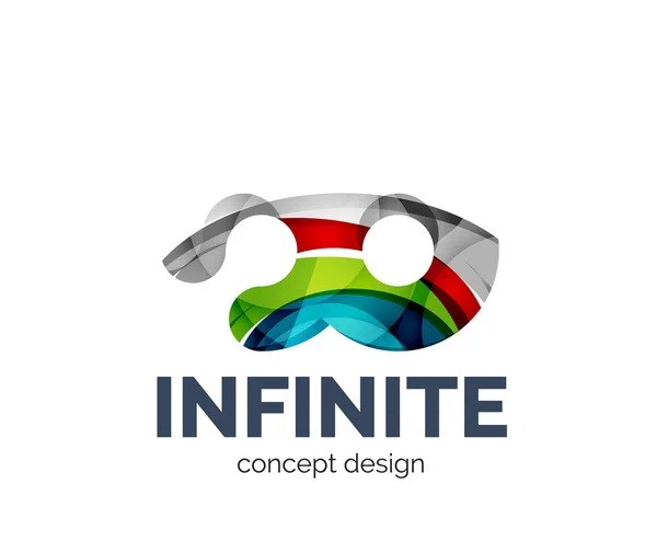 Infinite logo business branding icon — Stock Vector