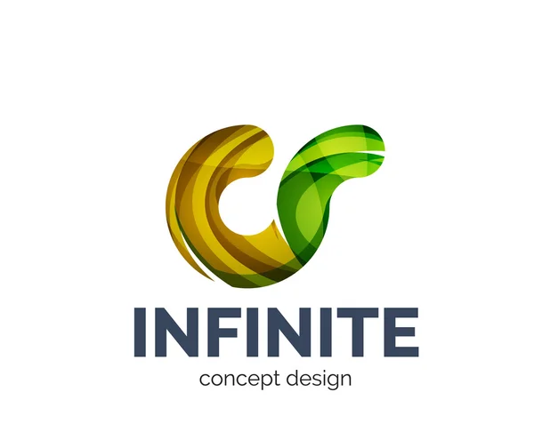 Infinita icona logo business branding — Vettoriale Stock