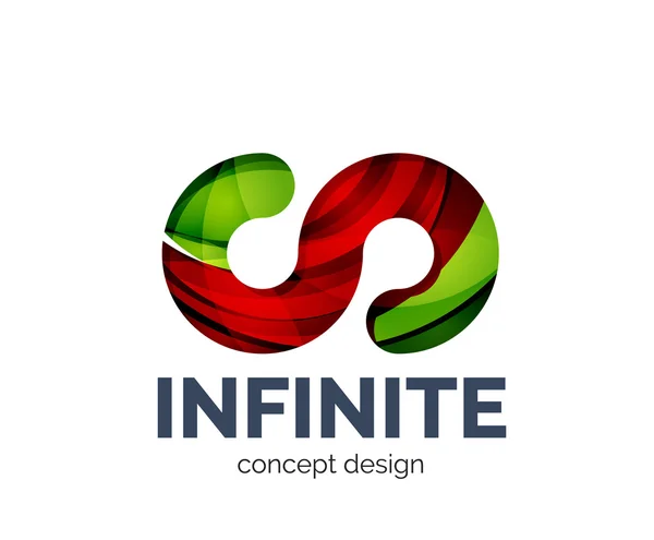 Infinite logo business branding icon — Stock Vector