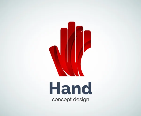 Hand logo sjabloon — Stockvector