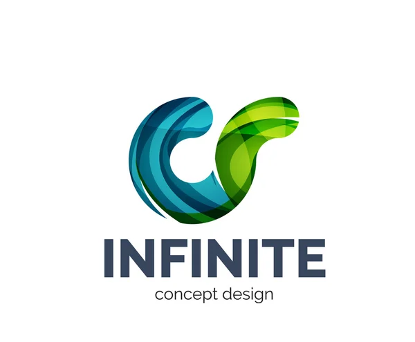 Logo infini icône de marque d'entreprise — Image vectorielle