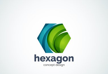 Altıgen logo şablonu, hücre kavramı