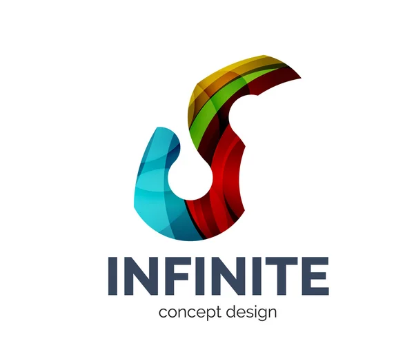 Infinite logo business branding icon — Stock Vector